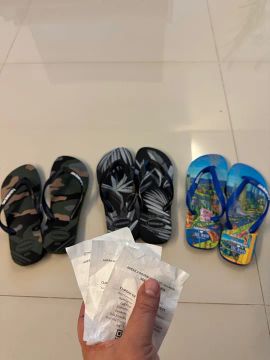 Vendo 3 havaianas 