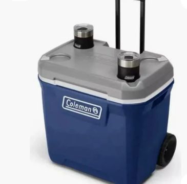 Geladeira Portátil Coleman com Rodas e Porta Copos