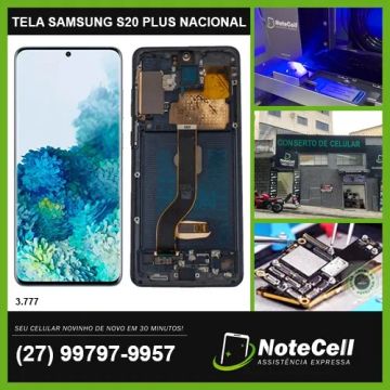 Tela Display P/ Samsung S20 Plus Original Nacional Nova Super Amoled Com Aro Smg985 -3.777