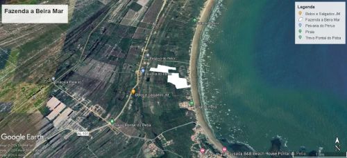 Sítio na Praia com +/- 1200 coqueiros produtivos