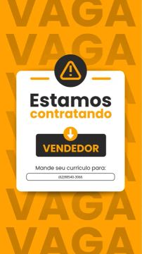 Vaga de vendedora com ou sem experiência 