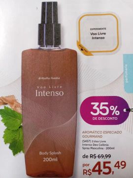Voo Livre Intenso - Body Splash 200ml - 35% de Desconto