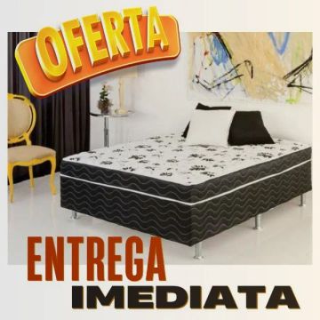 Cama Box Casal Acolchoada - Grande Oferta