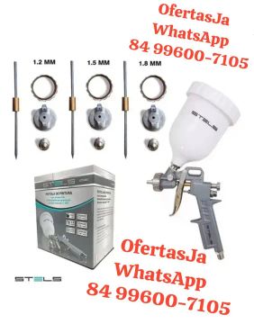 Pistola de Pintura Gravidade 3 Bicos 600ml