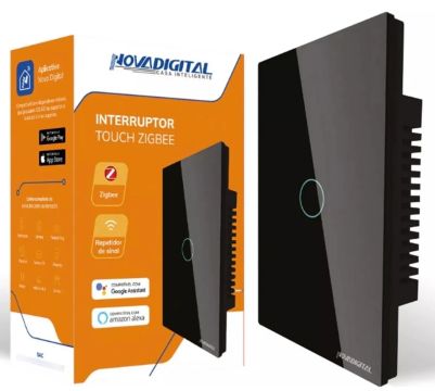 Interruptor Touch ZigBee - Automação Inteligente para Sua Casa