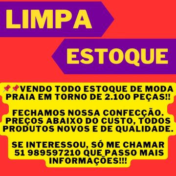 VENDO LOTE DE 2.100 BIQUINIS - FECHAMENTO DE FABRICA