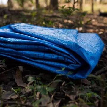 Lona Plastica Cobertura Azul 4x4 Piscina Barraca Camping