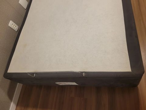 Cama Box Euroflex com baú, super Top, mais colchão.