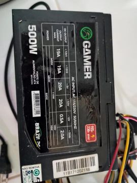 Fonte gamer 500w