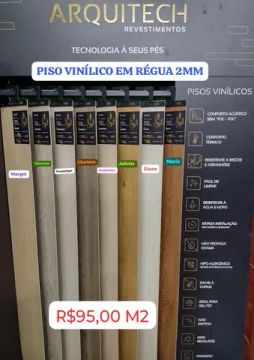 Piso vinílico ( Vendemos e aplicamos )
