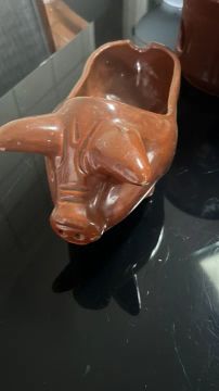Porquinho barro para porçao