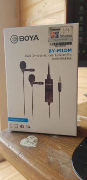Microfone de Lapela Conector - TRS DUPLO BY-M1DM - BOYA