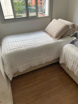 Cama Box Solteiro King + Colchão - Ótimo Estado!