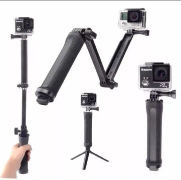 Bastao 3 Formas Gopro Hero 5 4 3 3+ Tripe Monopod 3 Way - Manaus AM