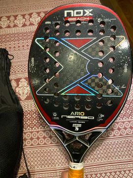 Raquete Nox AR10 + Shark Predator 