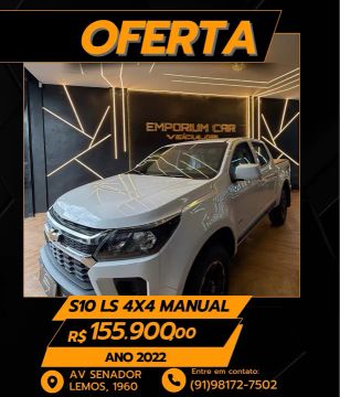 OFERTA!!! CHEVROLET S10 2.8 4x4 DIESEL MANUAL ANO 2022