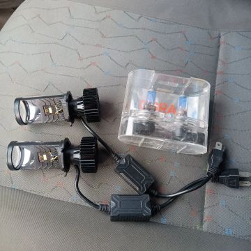 Kit Led com lentes biopticas H4