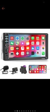 Central Multimídia Android 7 Polegadas Tela Touch Bluetooth GPS Rádio
