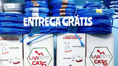 Cabo de rede CAT6 3m,5m,10m,15m,20m,25m,30m,35m,40m,50m,60m,70m