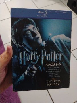 Box blu-ray Harry Potter anos 1 a 6
