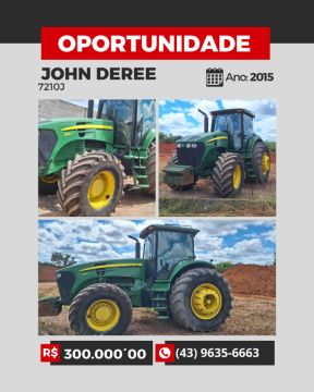 Trator John Deere 7210J