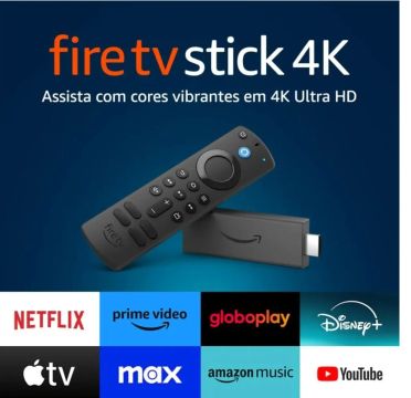 Fire TV Stick 4K - Assista em 4K Ultra HD