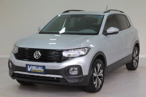 VOLKSWAGEN T-CROSS 1.0 200 TSI FLEX AUTOMÁTICO 6M - 2021 - PRATA