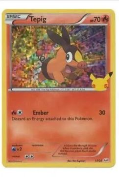 Tepig 13/25 McDonald's 25th Anniversary Promos
