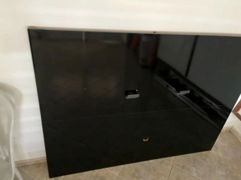 Painel Preto de Parede para TV, 160 x 1,20
