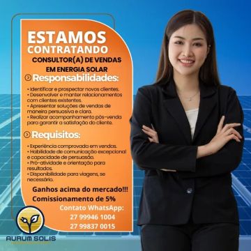 Consultor de Vendas
