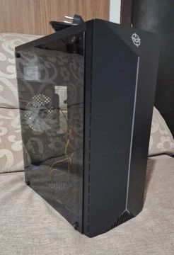 Gabinete Gamer TGT Paladin RGB + 3 fans RGB + Fonte 200w
