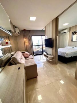 Lindo Quarto e Sala Alto Padrão da Ponta Verde