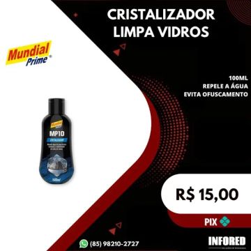 Cristalizador limpa vidros