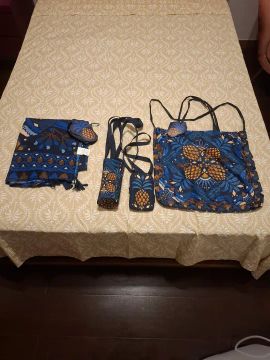 Kit de verão ao ar livre novo da FARM canga, ecobag, bolsinha e bolsa térmica de garrafa 