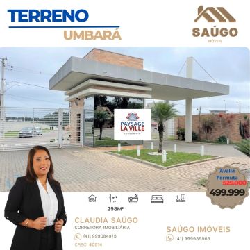 Terreno em Condomínio no Paysage La Ville  no Umbará