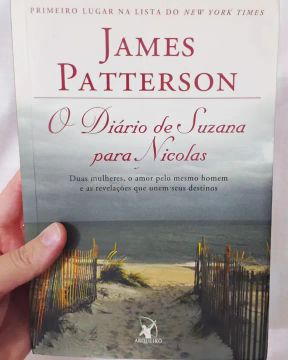 Livro o diário de Suzana para Nicolas James Patterson editora arqueiro 