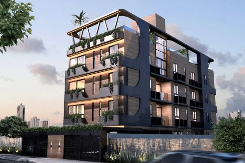Cobertura duplex e Aptos de 2 quartos mobiliados, elevador e lazer, Bancários.