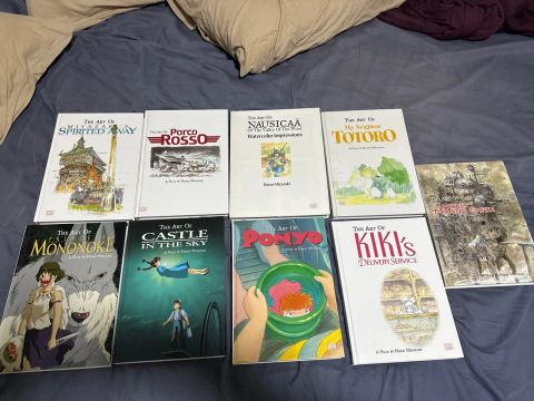 Coleção Completa - Artbooks do Studio Ghibli