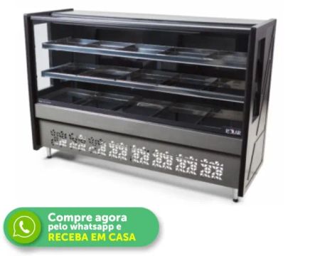 Balcão de Carne Avícola Polar 1,75 Preto Standart