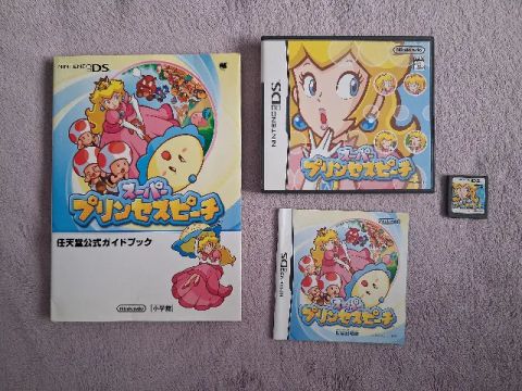 Super Princess Peach, Original, Japones, Completo, Guia oficial, Nintendo DS