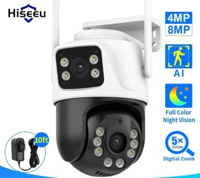 Câmera de Segurança Wifi 360 Icsee, Noturna, Externa
