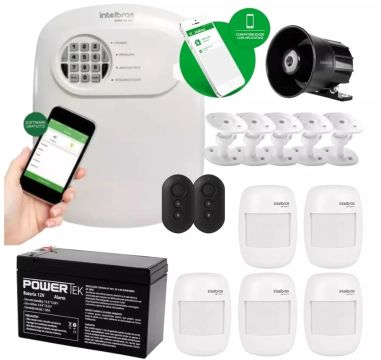 Kit Alarme Residencial Intelbras - Segurança Completa