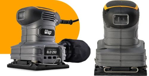 Lixadeira Orbital Wap 250W Ergonômica Coletor De Pó 1400 Órbitas Por Minuto 220V
