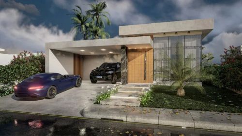 Casa de alto padrão no condomínio Águas do Atlântico (fundos para o lago) com 276 m2