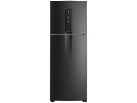 Geladeira Electrolux Frost Free Inverter 480L Autosense Duplex Black inox Bivolt 