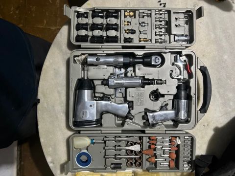 Kit de Ferramentas Pneumáticas Completo