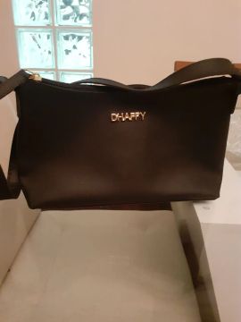 Bolsa de Ombro Preta Dhaffy