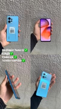 Redmi Note 12 128gb Azul - Novo
