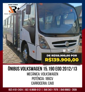 Ônibus Volkswagen 15.190 EOD 201/13