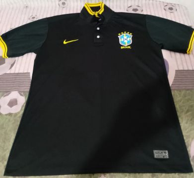 Camisa GG polo do Brasil Preta 
